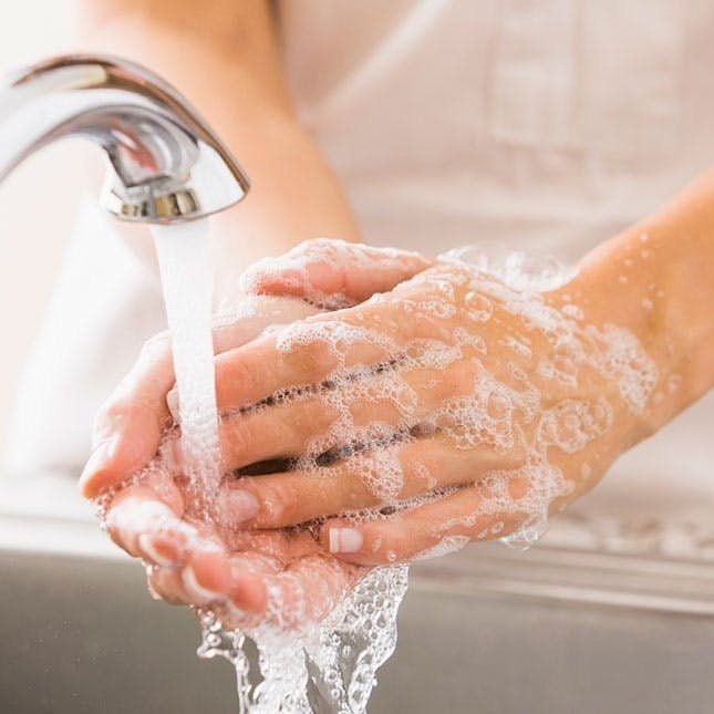 Constantly washing your hands could lead to it drying out. Photo Credit: Pinterest
