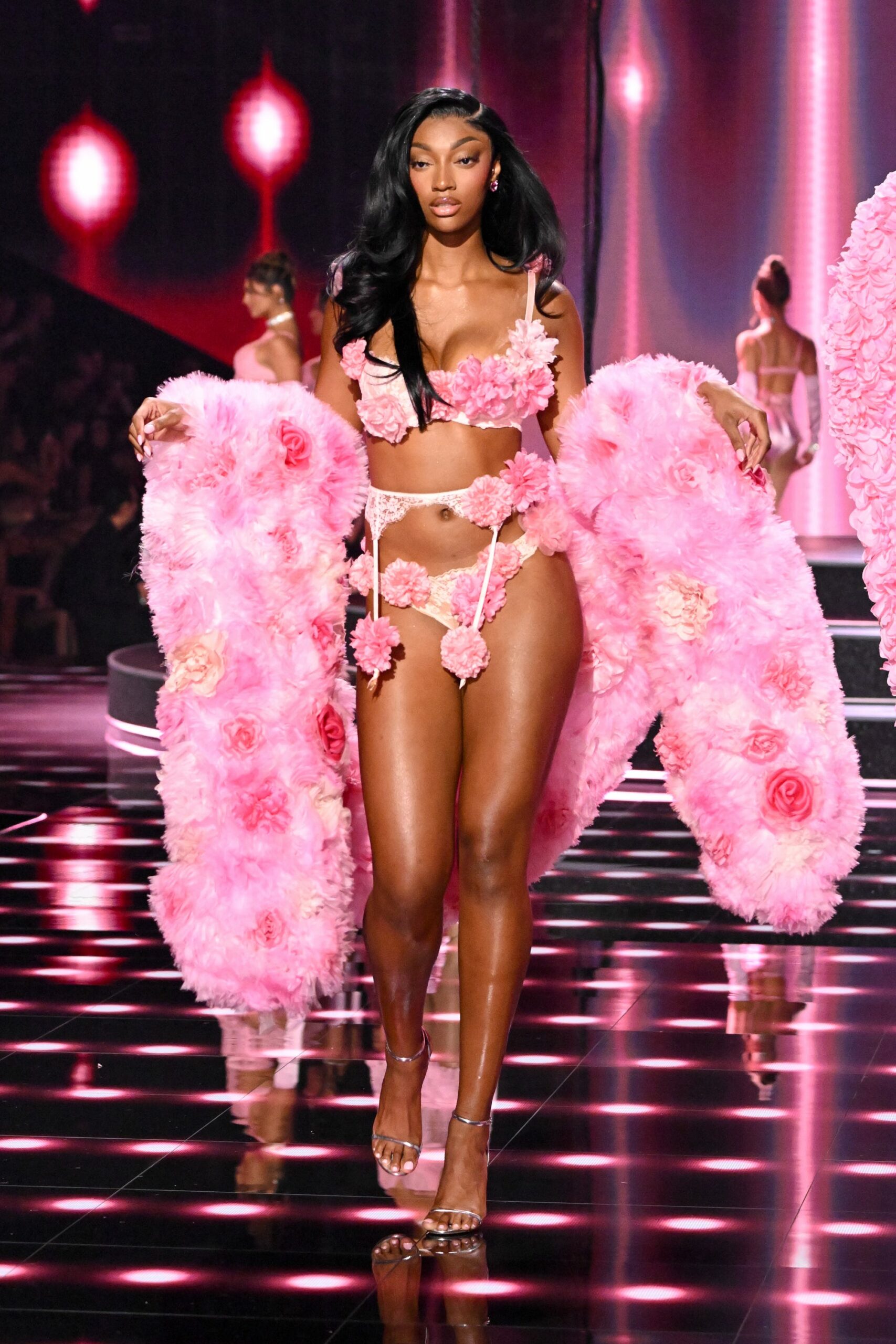 Angel Reese live at the Victoria’s Secret Fashion Show